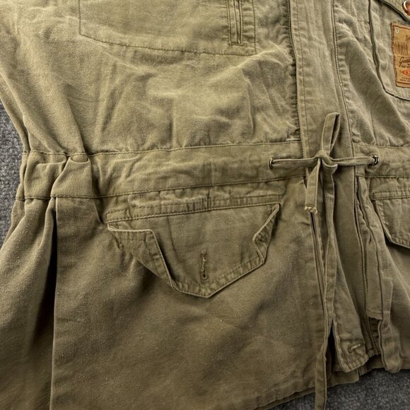 Lee Union Made Canvas Chore Barn Jacket Coat Beige Large Cargo Military Cotton - Picture 11 of 16